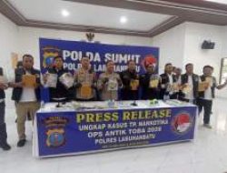 Ops Antik Toba 2026 Lampaui Target, Polres Labuhanbatu Ungkap 81 Kasus Narkoba