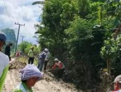 Program Jatagena Digerakkan, Jalan dan Drainase di Sumbul Dibenahi
