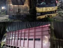 Truk dan Motor Bertabrakan di Sei Bamban, Pengendara Aerox Alami Patah Tulang