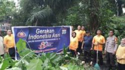Sambut HUT Bhayangkara ke-80, Polres Labuhanbatu Gelar Aksi Bersih Lingkungan