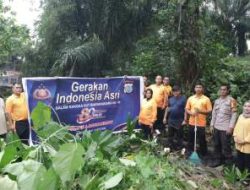 Sambut HUT Bhayangkara ke-80, Polres Labuhanbatu Gelar Aksi Bersih Lingkungan