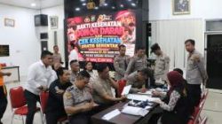 Polres Sergai Gelar Donor Darah dan Pemeriksaan Kesehatan Sambut Hari Bhayangkara ke-80