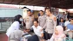 Sambut HUT Bhayangkara ke-80, Polres Labuhanbatu Gelar Bakti Kesehatan Gratis