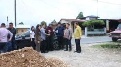 Bupati Dairi Tinjau Perbaikan Jalan Parbuluan