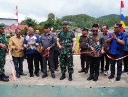 Pangdam I-BB dan Bupati Taput Resmikan Jembatan Wiradharma, Perkuat Akses Antarwilayah
