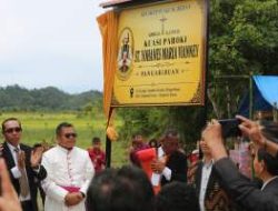 Bupati Taput Tegaskan Dukungan Penuh Pembangunan Sekolah Katolik di Pangaribuan