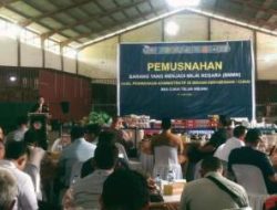 Bea Cukai Teluk Nibung Musnahkan Barang Sitaan Senilai Rp1 Miliar, Didominasi Pakaian Bekas dan Rokok Ilegal