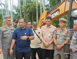 Pemprov Sumut Tertibkan PETI di Kotanopan, Alat Berat Disita