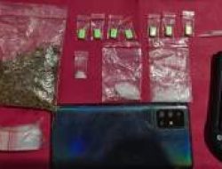 Polres Pelalawan Ringkus Terduga Pengedar, Sabu, Ekstasi dan Ganja Disita