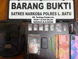 Satresnarkoba Polres Labuhanbatu Ringkus Pengedar Sabu dan Vape Diduga Berisi Etomidate