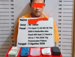 38 Paket Sabu Disita, Satresnarkoba Polres Labuhanbatu Ringkus Pengedar di Marbau