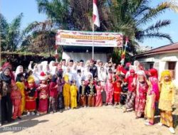 HUT ke-81 RI, Warga Pekan Lama Rantauprapat Gelar Upacara dengan Pesan Perangi Narkoba