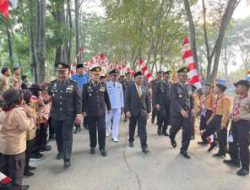Dirreskrimsus Polda Riau Pimpin Upacara HUT ke-81 RI di Bandar Sei Kijang
