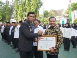 Pelalawan Raih Penghargaan Mitra Kerja Kementerian Hukum