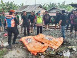 KA Putri Deli Tabrak Sepeda Motor, Dua Warga Labura Tewas Seketika