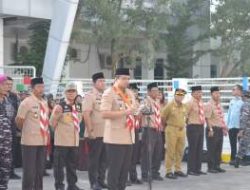 Bobby Nasution Lepas 1.179 Pramuka Sumut ke Jambore Nasional 2026