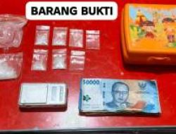 Baru Empat Bulan Bebas, Residivis Narkoba Kembali Dibekuk di Labuhanbatu