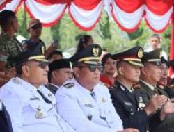 Detik Proklamasi RI ke-81 di Dairi Berlangsung Khidmat, Hinca Panjaitan Bacakan Teks Proklamasi