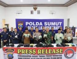 30 Kg Sabu dan 20 Ribu Ekstasi Digagalkan di Labuhanbatu