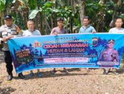 Polsek Marbau Gencarkan Sosialisasi Cegah Karhutla