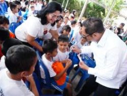 Bupati Taput Buka Baksos Kesehatan Gigi, Tegaskan Komitmen Cegah Stunting demi Generasi Emas 2045