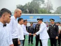 HUT Ke-81 RI di Taput: Bupati JTP Hutabarat Serahkan Remisi untuk 654 Warga Binaan, 23 Langsung Bebas