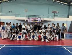 190 Atlet Taekwondo Ikuti Ujian Kenaikan Tingkat di Tebing Tinggi