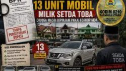 BPK Temukan 13 Unit Mobil Milik Setda Toba Diduga Masih Dipinjam Pakai Forkopimda