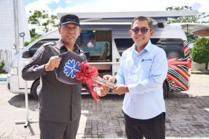 Pemkab Tapanuli Utara Terima Bantuan Mobil Pelayanan Pendapatan Daerah Keliling dari Sarulla Operations Ltd