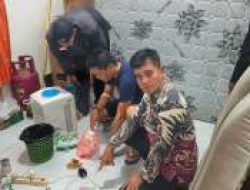Polisi Gerebek Rumah Diduga Sarang Narkoba di Marbau