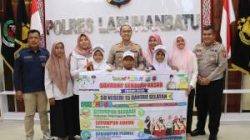 SDN 15 Rantau Selatan Tembus Nasional, Kapolres Labuhanbatu Beri Motivasi