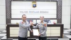 AKBP Sah Udur Resmi Pimpin Polres Sergai, Jhon Sitepu Beralih ke Polda Sumut
