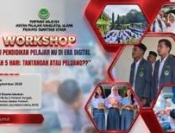 PW IPNU Sumut Sesalkan Kadisdik Tak Hadir di Workshop Sekolah 5 Hari