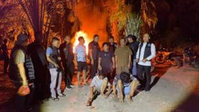 Gubuk Diduga Jadi Lokasi Transaksi Sabu Digerebek di Rantau Selatan