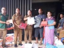 Pemkab Dairi Salurkan Bantuan untuk Korban Kebakaran Sidikalang