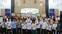 Kapolres Labuhanbatu Raih Penghargaan Tokoh Kemakmuran Masjid
