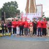 Jalan Sehat HUT ke-81 PMI Labuhanbatu Dikawal Polisi