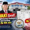 AWAKI Soroti  Temuan BPK RI Atas Pembayaran TA DPRD Deli Serdang Hingga Rp 906 Juta