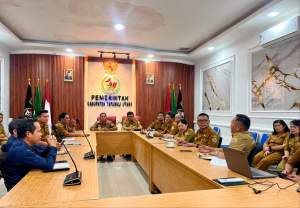 Rakor Bersama Mendagri, Bupati Taput Dukung Pengendalian Inflasi dan Program Strategis Nasional‎