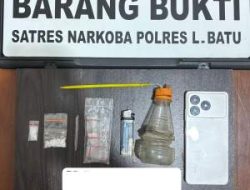 Polisi Ringkus Terduga Pengedar Sabu di Marbau, 3,28 Gram Disita