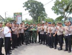 Polres Labuhanbatu Beri Kejutan HUT TNI, Sinergitas TNI-Polri Makin Solid