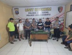 Polisi Gerebek Cakruk di Aek Natas, Sejumlah Barang Diduga Terkait Narkoba Diamankan