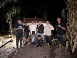 Polsek Kualuh Leidong Gerebek Sarang Narkoba di Kebun Sawit, Tiga Pria Diamankan