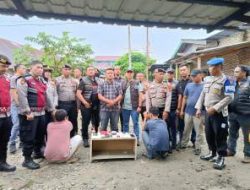 Polres Labuhanbatu dan BNNK Labura Gerebek Lokasi Diduga Peredaran Sabu di Padang Bulan, Dua Pria Diamankan