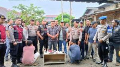 Polres Labuhanbatu dan BNNK Labura Gerebek Lokasi Diduga Peredaran Sabu di Padang Bulan, Dua Pria Diamankan