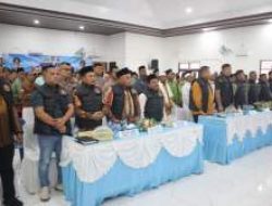 Polres Labuhanbatu Ikuti Deklarasi “Polisi Bersama Masyarakat Sumut Menolak Narkoba”